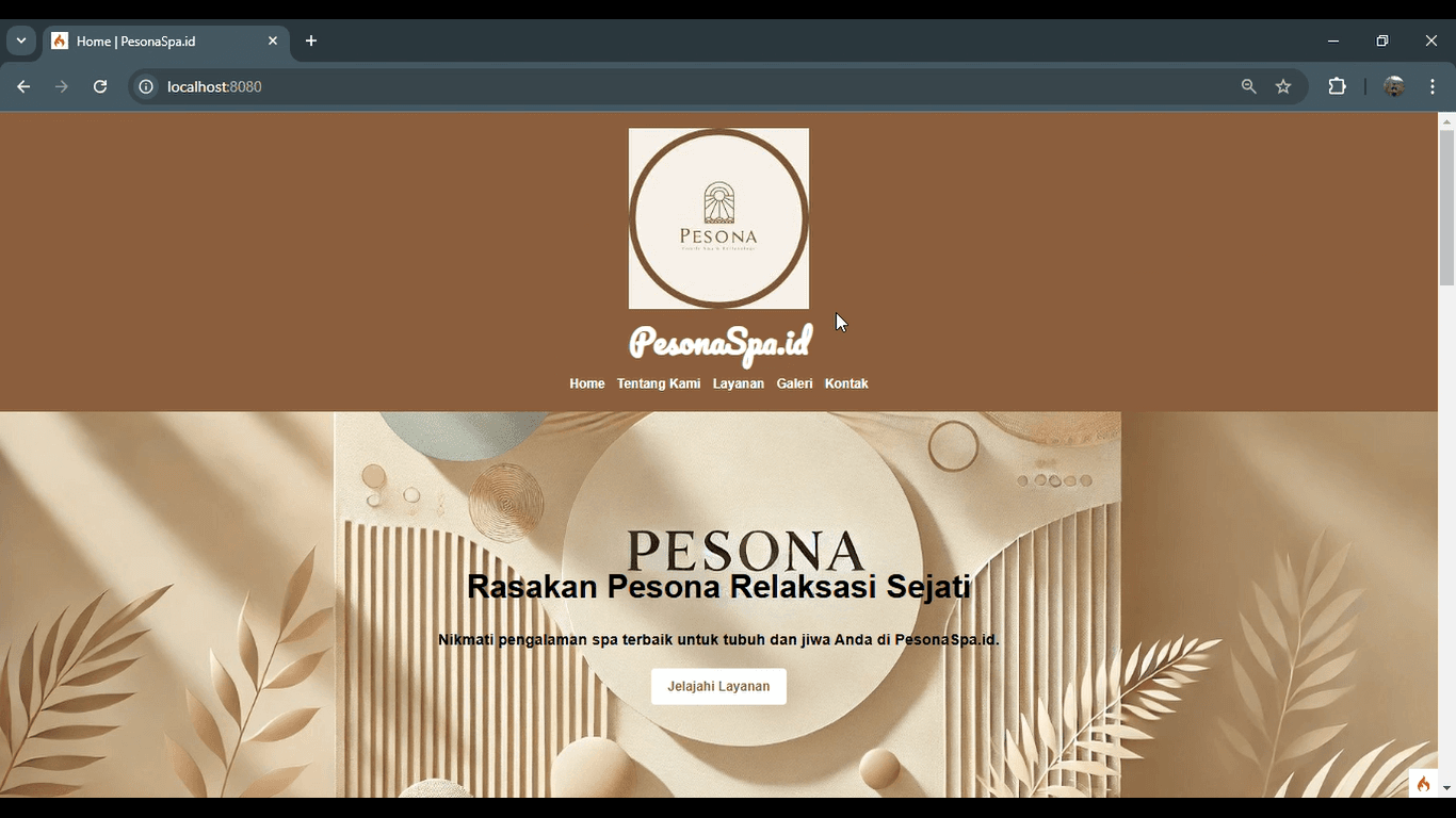 PesonaSpa.id – Spa & Reflexology Website