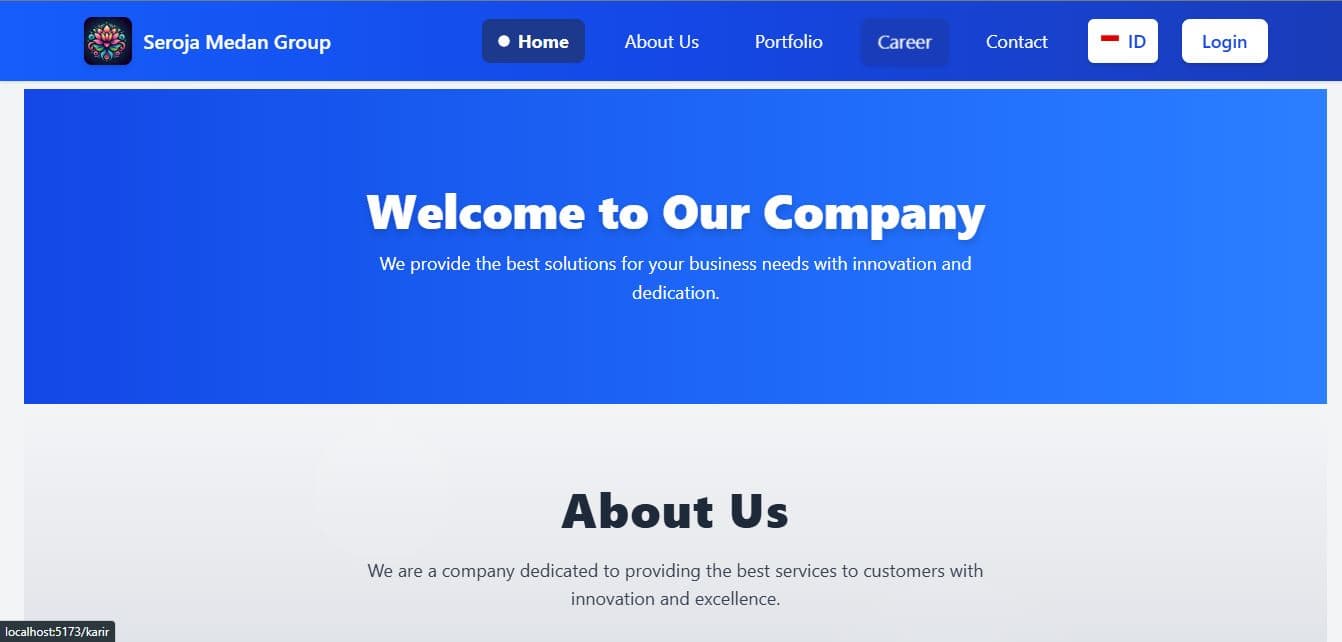 Seroja Medan Group – Profile & Recruitment Website